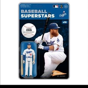 MLB Los Angeles Dodgers Justin Turner Super 7 Reaction Figure Brand New